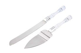 Set corta y sirve torta mango acrilico